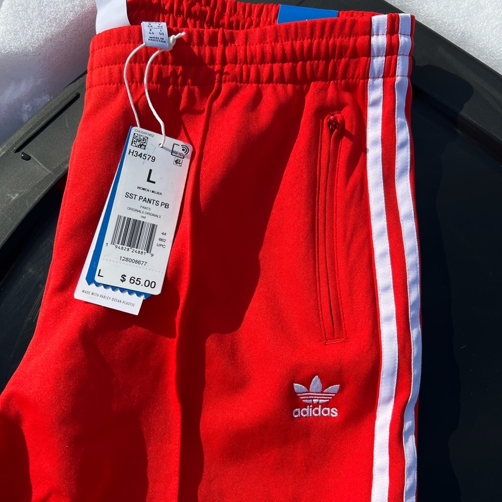 New Slim Fit $65 Prime Blue Adidas Track Pants  3X(Plus) - Picture 15 of 16